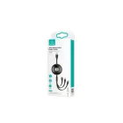 Töltő és adatkábel 3in1 Type-C/Lightning/Micro-USB csatlakozóval öncsévélős 3A 1 méter Usams SJ508 U69 fekete
