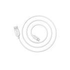 Töltő és adatkábel USB/Type-C csatlakozóval 2A 2 méter Borofone BX14 Linkjet fehér