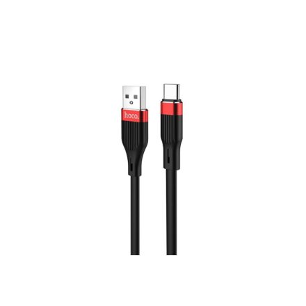 Töltő és adatkábel USB/Type-C csatlakozóval 3A 1.2 méter Hoco U72 Forest fehér