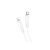 Töltő és adatkábel Lightning csatlakozóval PD 20W 2.4A 1 méter Hoco X67 Nano fehér