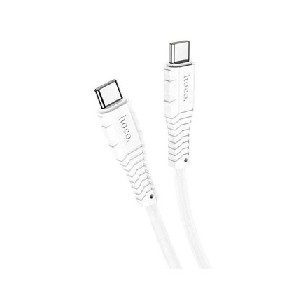 Töltő és adatkábel Type-C/Type-C csatlakozóval 60W 1 méter Hoco X67 Nano fehér