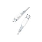 Töltő és adatkábel Type-C/Lightning csatlakozóval PD 20W 1 méter Hoco X70 Ferry fehér
