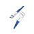 Töltő és adatkábel USB/Type-C csatlakozóval 3A 1 méter Hoco X70 Ferry kék