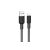 Töltő és adatkábel Lightning csatlakozóval 2.4A 1 méter Hoco X69 Jaeger fehér-fekete