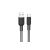 Töltő és adatkábel USB/Type-C csatlakozóval 3A 1 méter Hoco X69 Jaeger fehér-fekete