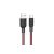 Töltő és adatkábel USB/Type-C csatlakozóval 3A 1 méter Hoco X69 Jaeger fekete-piros