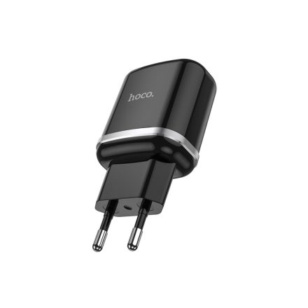 USB portos hálózati gyorstöltő 18W Hoco N3 Special fekete