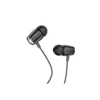 Vezetékes fülhallgató, headset 3,5 mm-es Jack csatlakozóval Hoco M88 Graceful fekete