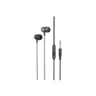 Vezetékes fülhallgató, headset 3,5 mm-es Jack csatlakozóval Hoco M88 Graceful fekete