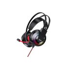 Vezetékes gamer fejhallgató, headset 3,5 mm-es Jack csatlakozóval Hoco W105 Joyful piros