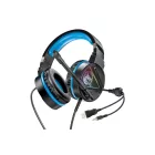 Vezetékes gamer fejhallgató, headset 3,5 mm-es Jack csatlakozóval Hoco W104 Drift kék