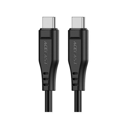 Töltő és adatkábel Type-C/Type-C csatlakozóval PD 60W 3A 1.2 méter Acefast C3-03 fekete