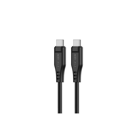 Töltő és adatkábel Type-C/Type-C csatlakozóval PD 60W 3A 1.2 méter Acefast C3-03 fekete