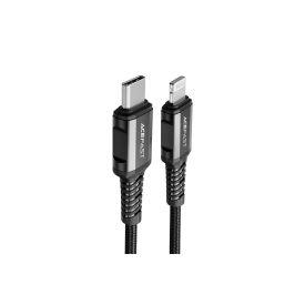   Töltő és adatkábel Type-C/Lightning csatlakozóval PD 30W 1.2 méter Acefast C1-01 MFI fekete