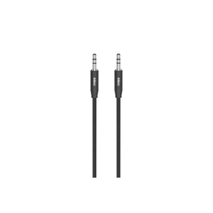 3.5 mm-es Jack csatlakozós audiókábel 1 méter Inkax Audio Line AL-21 fekete 