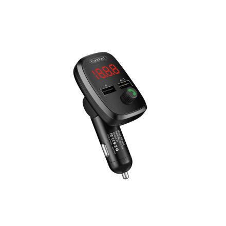 USB portos autós telefontöltő + FM transmitter Earldom ET-M59 fekete