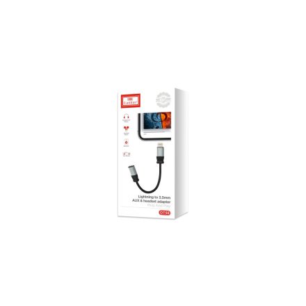 Type-C/3.5 mm-es Jack adapter Earldom ET-OT51 fekete