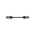 Lightning/3.5 mm-es Jack adapter Earldom ET-OT50 fekete