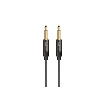 3.5 mm-es Jack csatlakozós audiókábel 2 méter Earldom Aux10 fekete