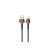 Töltő és adatkábel USB/Lightning csatlakozóval 2.4A 1 méter Earldom EC-082I fekete