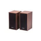 Vezetékes PC hangszóró (hangszórópár) hálózati és USB csatlakozóval Leerfei E-2301 barna