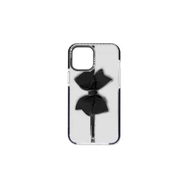   Mintás telefontok Tie iPhone 13 Mini YooUp átlátszó háttérrel fekete kerettel