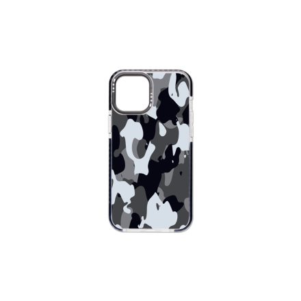 Mintás telefontok Military iPhone 13 Pro Max szürke-fekete