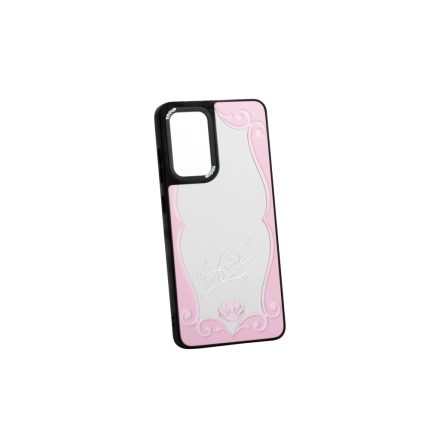 Mintás telefontok Mirror Samsung Galaxy A52 A525F/A52 5G/A52S 5G tükrös háttérrel fekete kerettel