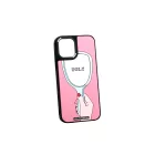 Mintás telefontok Ugly iPhone 13 Mini tükrös háttérrel fekete kerettel
