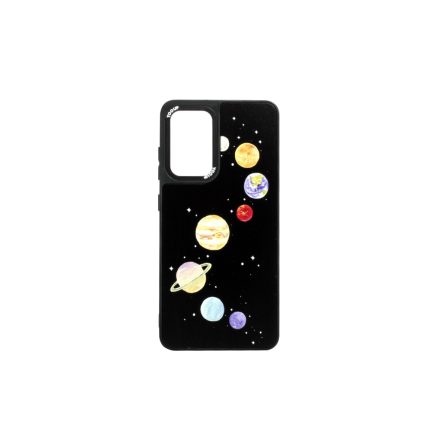 Mintás telefontok Planet Samsung Galaxy A52 A525F/A52 5G/A52S 5G YooUp fekete kerettel