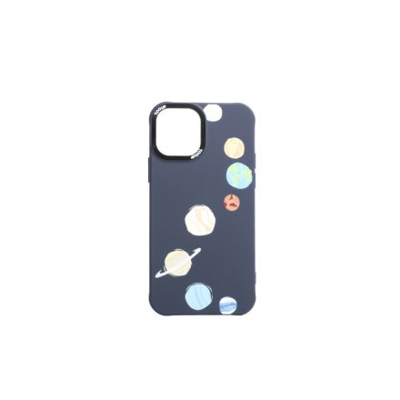 Mintás telefontok Planet iPhone 12/12 Pro Max YooUp sötétkék