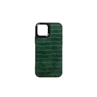 Caiman Bőrhatású tok iPhone 13 Pro Max zöld