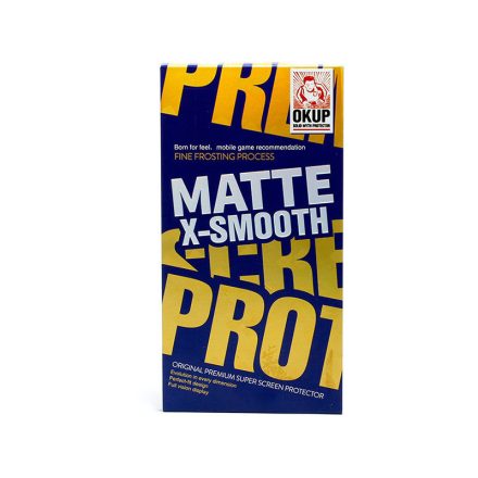 Karc és ütésálló matt üvegfólia fekete szélekkel iPhone 7/8 FMF