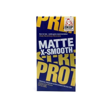 Karc és ütésálló matt védőfólia fekete kerettel Samsung Galaxy A03S A037/A03 5G/A04 A045F FMF