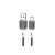 Töltő és adatkábel USB/Type-C csatlakozóval 3A 1 méter Borofone BX79 fekete