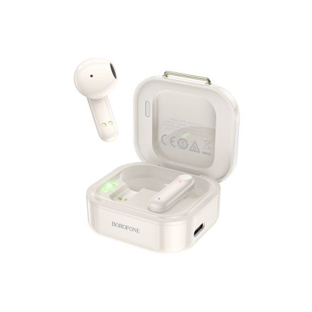 Bluetooth fülhallgató, headset Borofone BW16 TWS fehér