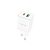 Type-C/USB portos hálózati gyorstöltő (PD) 20W+QC 3.0 Borofone BN7 fehér