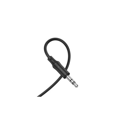 3.5 mm-es Jack csatlakozós audiókábel 1 méter Jokade JA004 fekete