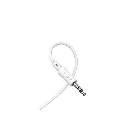 3.5 mm-es Jack csatlakozós audiókábel 1 méter Jokade JA004 fehér