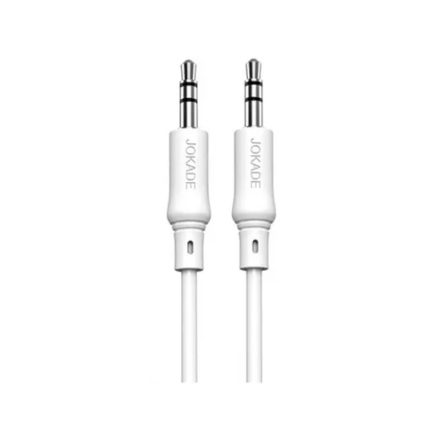 3.5 mm-es Jack csatlakozós audiókábel 2 méter Jokade JA005 fehér