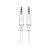 3.5 mm-es Jack csatlakozós audiókábel 2 méter Jokade JA005 fehér