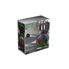 Vezetékes fejhallgató, headset 3,5 mm-es Jack csatlakozóval Forev FV-G99 Gamer fekete