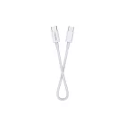 Töltő és adatkábel Type-C/Type-C csatlakozóval PD 100W 25 cm Kakusiga KSC-653 fehér