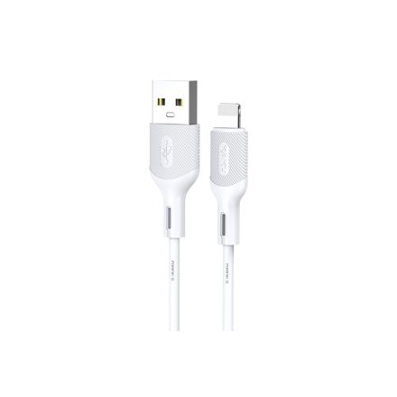 Töltő és adatkábel Lightning csatlakozóval 3.2A 1.2 méter Kakusiga KSC-535 fehér
