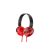 Vezetékes gamer fejhallgató, headset 3,5 mm-es Jack csatlakozóval Kakusiga KSC-703 piros