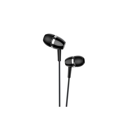 Vezetékes fülhallgató, headset 3,5 mm-es Jack csatlakozóval Kakusiga KSC-659 fekete