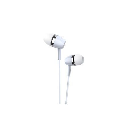 Vezetékes fülhallgató, headset 3,5 mm-es Jack csatlakozóval Kakusiga KSC-659 fehér