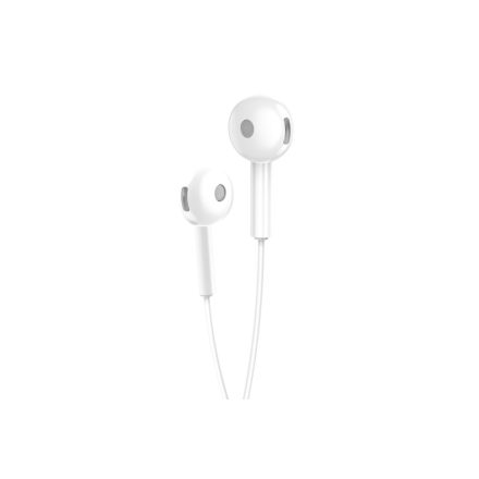 Vezetékes fülhallgató, headset 3,5 mm-es Jack csatlakozóval Kakusiga KSC-667 fehér
