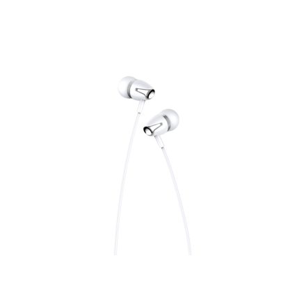 Vezetékes fülhallgató, headset 3,5 mm-es Jack csatlakozóval Kakusiga KSC-466 fehér