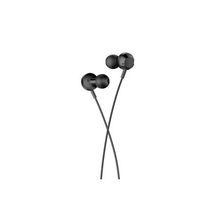 Vezetékes fülhallgató, headset 3,5 mm-es Jack csatlakozóval Kakusiga KSC-467 fekete